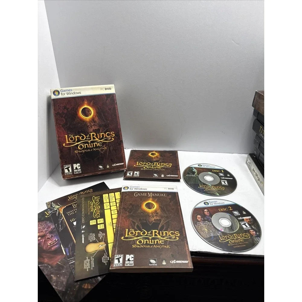 Lord of the Rings Online: Shadows of Angmar PC 2007 Complete in Box
